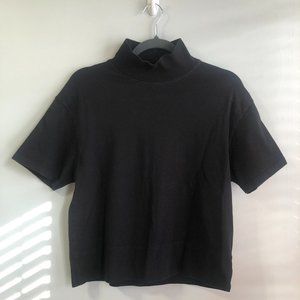 Zara mockneck tee
